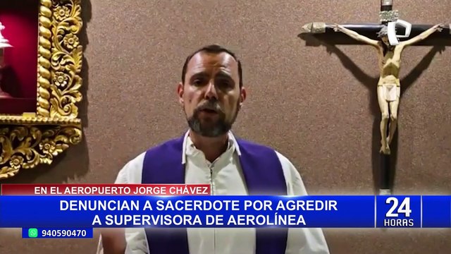 Aeropuerto Jorge Chávez: aeromoza agredida por sacerdote se encuentra con descanso médico