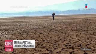 Sequía ya alcanzó al Lago Pátzcuaro en Michoacán; CDMX alcanza máximo histórico de temperatura
