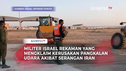 Download Video: Militer Israel Rilis Rekaman yang Mengklaim Kerusakan Pangkalan Udara Akibat Serangan Iran