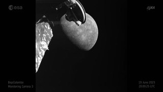 Watch The Moment BepiColombo Spacecraft Flies By Mercury