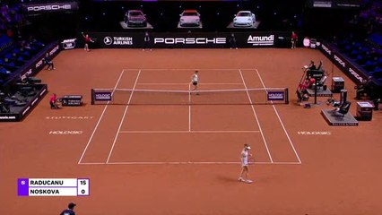 Download Video: CLEAN: Raducanu reaches first WTA quarter-final since 2022