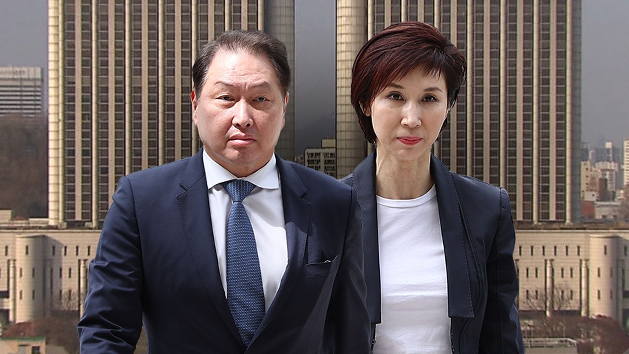 최태원·노소영, 이혼소송 2심 나란히 출석...다음 달 선고 / YTN