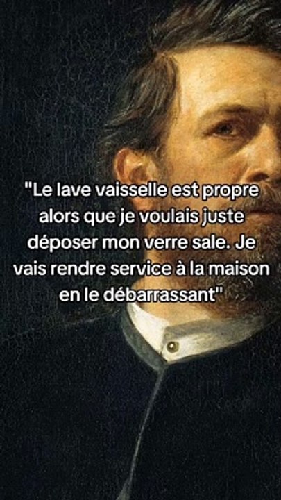 Le lave vaisselle est propre alors que je voulais juste déposer mon verre sale. Je vais rendre service à la maison en le débarrassant