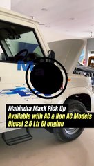 Mahindra Maxx Pick UP  Your Transport Solution #mahindra #mka