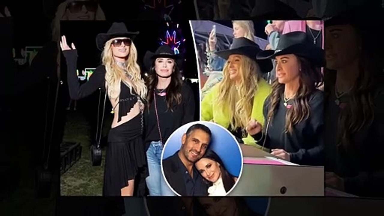Kyle Richards spent quality time with Paris Hilton at Coachella, one month after her niece publicly bashed her estranged husband, Mauricio Umansky.