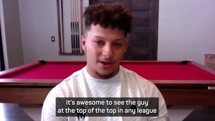 Скачать видео: 'Awesome' Messi inspires Super Bowl MVP Mahomes