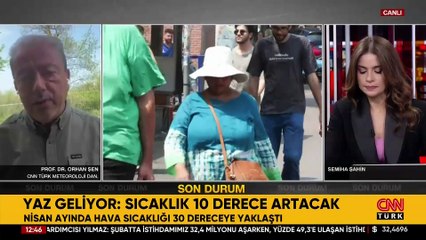 Meteoroloji notları: Sıcaklık 10 derece artacak