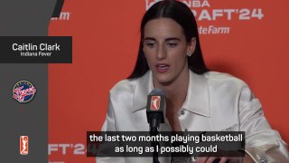 WNBA No.1 pick Caitlin Clark relishing 'once in a lifetime' experience