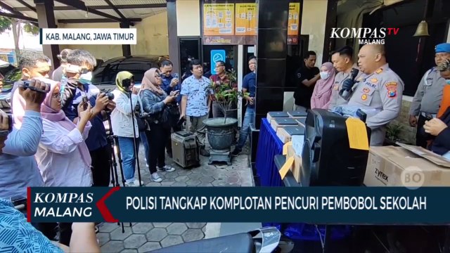 Polisi Tangkap Komplotan Pencuri Spesialis Sekolah!