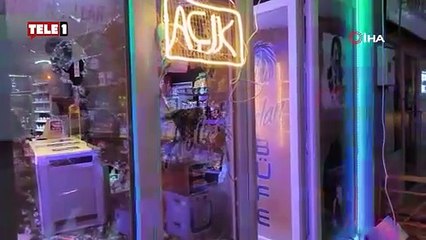 Ortak kavgasında büfe savaş alanına döndü! Sopayla gelip kırılmadık eşya bırakmadı