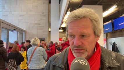 Action "We won't pay" FGTB pour dénoncer les mesures budgétaires européennes