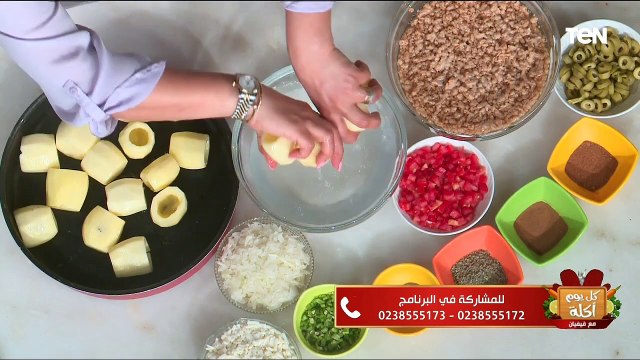من غير لحمة لكن بلحمة.. طريقة عمل قوارب البطاطس مع الشيف فيفيان فريد