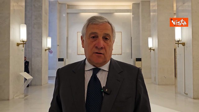 Tajani: Italia continua a lavorare per la pace