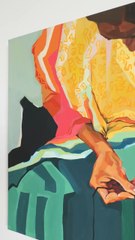 Ce n’est qu’un point de vue  70x50cm  Acrylique sur toile en coton  2024