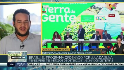 Pdte. Lula anuncia el programa agrario Tierra de la Gente en Brasil