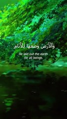 Surah Ar-Rahman - Ayat 10-12