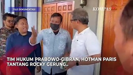 Hotman Paris ke Rocky Gerung: Aku Tantang Debat Hukum, Bukan Debat Filsafat Kho Ping Hoo