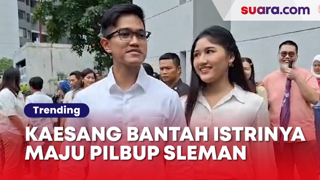 Kaesang Bantah Kabar Istrinya Maju Pilbup Sleman: Erina Nggak Nyalon