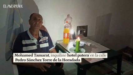 Mohamed Tamarat, inquilino 'hotel patera' en la calle Pedro Sánchez Torre de la Horadada.
