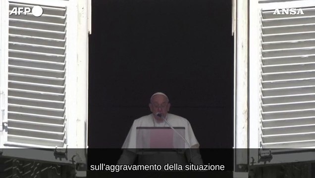 Il Papa, in Medio Oriente si fermi la spirale di violenza