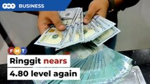 Deja vu for ringgit as it heads towards dreaded 4.80 level