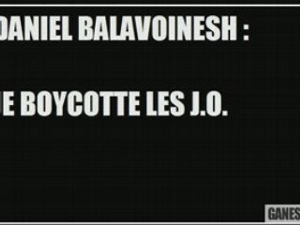 Daniel Balavoinesh : je boycotte les JO