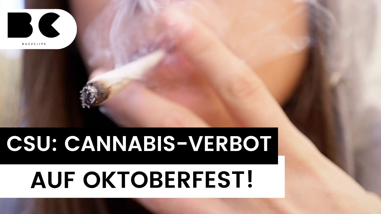 Bayern: Kiffen auf dem Oktoberfest und im Biergarten verboten!