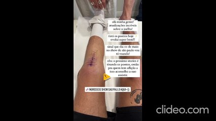 Vitor Kley sobre joelho