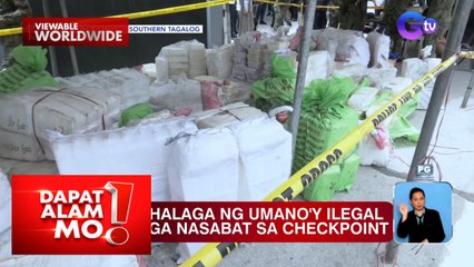 P13.3 bilyong halaga ng umano’y illegal na droga, nasabat sa isang checkpoint | Dapat Alam Mo!