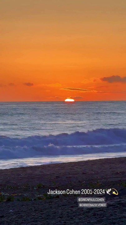 "Repose en paix mon doux Jackson", écrit Laeticia Hallyday pour le jeune homme, décédé à seulement 23 ans