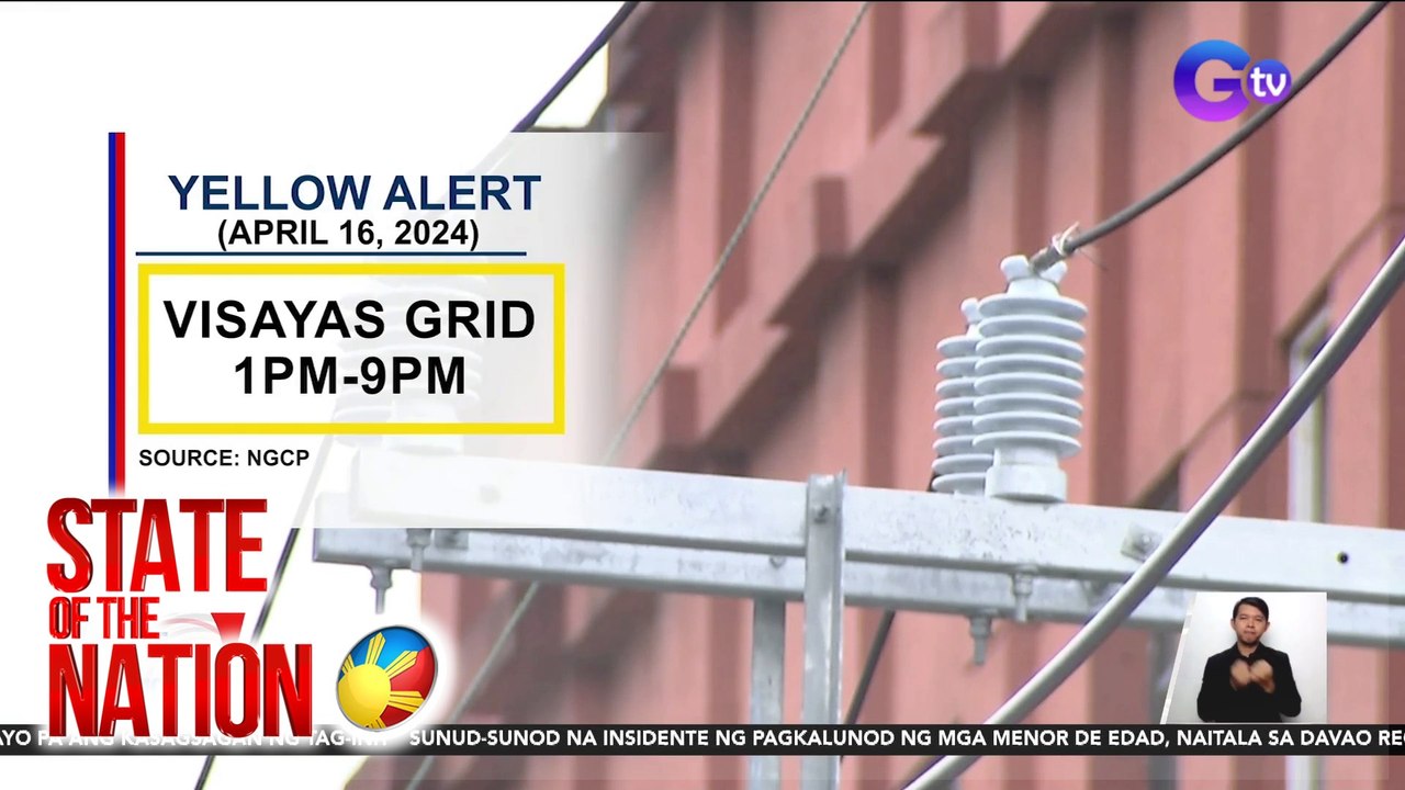 Red Alert, itinaas sa Luzon Grid; Visayas Grid,...