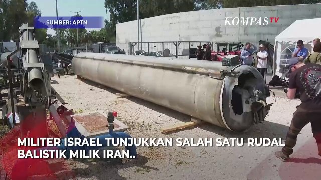 Militer Israel Pamer Rudal Balistik Milik Iran yang Diklaim Berhasil Dicegat