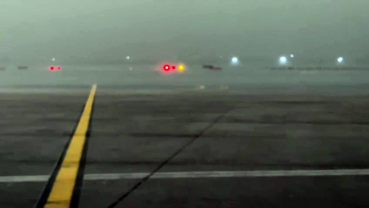 Rain on tarmac