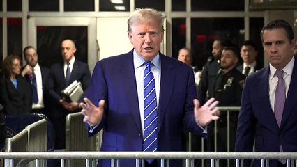 Trump vor Gericht: "Ich sollte jetzt Wahlkampf machen"