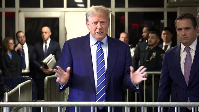 Trump vor Gericht: Ich sollte jetzt Wahlkampf machen