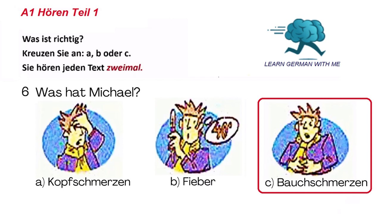 Deutsch Goethe A1 Hören mit Lösungen | 4