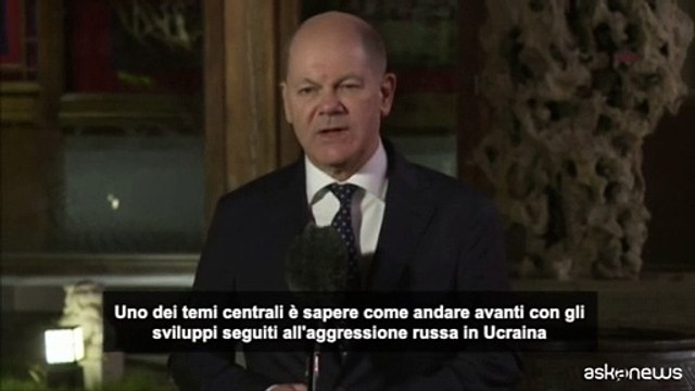 Scholz da Pechino chiede di accelerare sforzi diplomatici in Ucraina