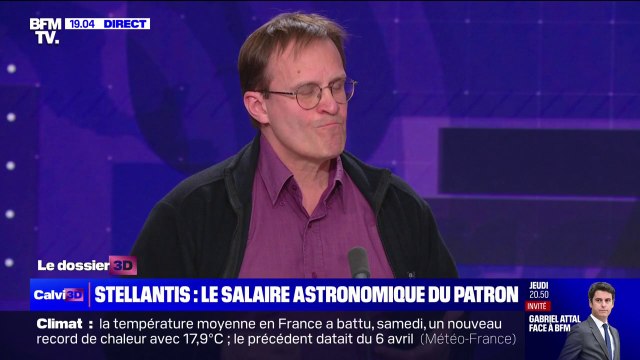 Marc Darsy (salarié de l'usine Stellantis Poissy et délégué syndical SUD Stellantis Poissy) sur la rémunération de Carlos Tavares: Son salaire, c'est la dégradation de nos conditions de travail