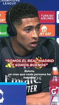Bellingham: Somos el Real Madrid y tenemos jugadores maravillosos