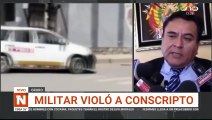 Militar violo a conscripto