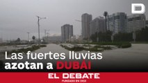 Dubái, inundada por las fuertes lluvias que azotan Emiratos Árabes Unidos