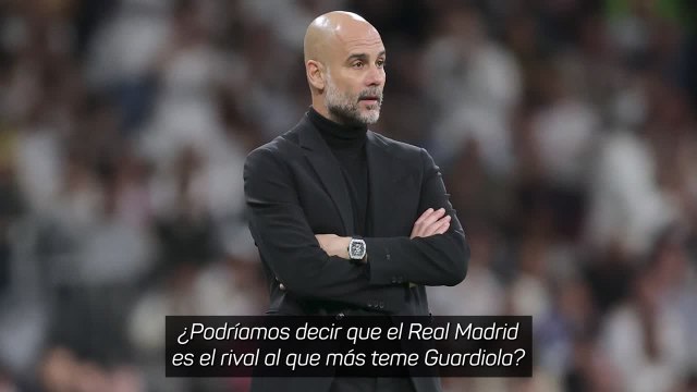 Guardiola: ¿Miedo al Real Madrid? No, les tengo respeto