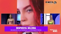 Belinda estrena nuevo look; cabellera roja