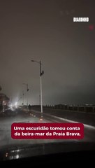 Beira-mar da Brava ficou às escuras no fim de semana