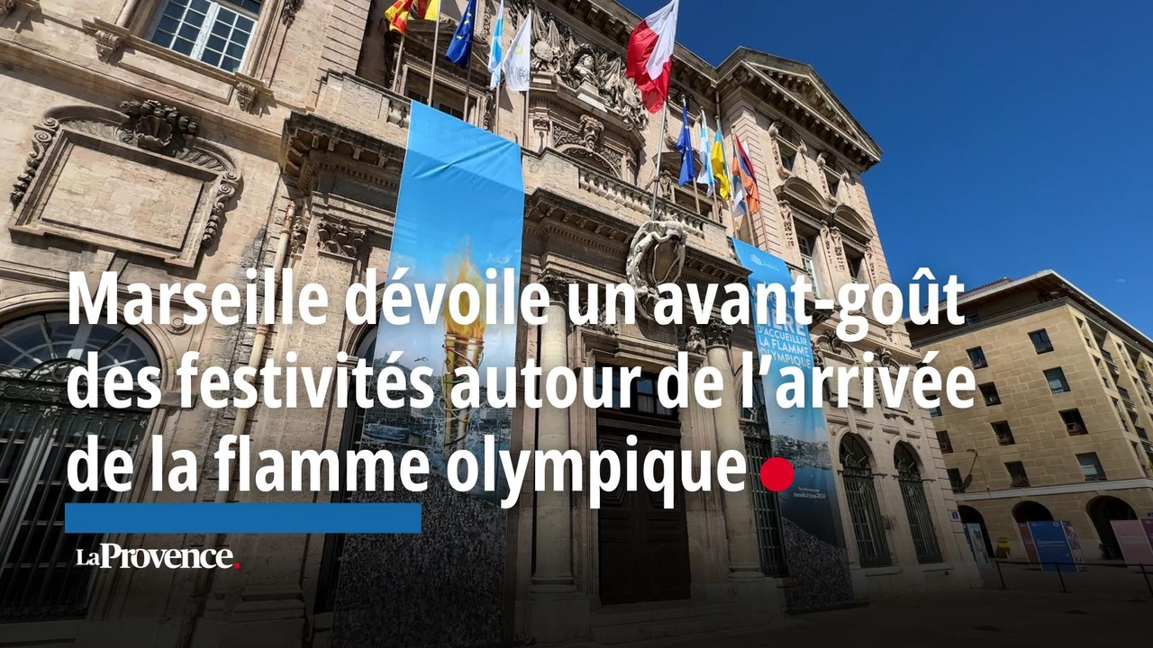 Marseille dévoile un avant-goût des festivités autour de l’arrivée de la flamme olympique