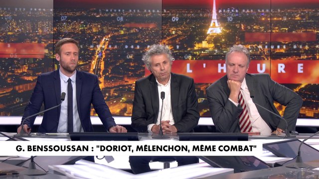 Débat en plateau autour des propos de Georges Benssoussan qui a déclaré : «Doriot, Mélenchon, même combat»