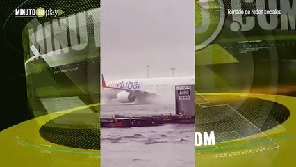 Lluvias inundan por completo el Aeropuerto Internacional de Dubái