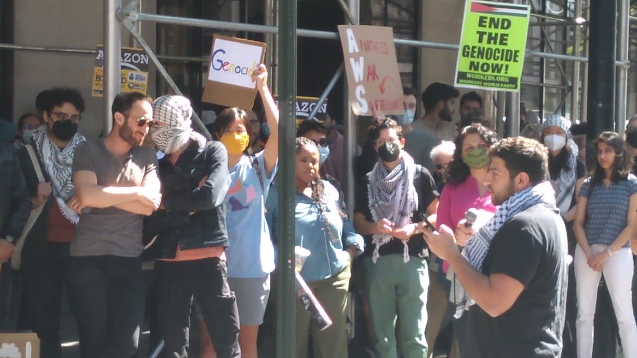 Google Employee Protest at NYC HQ