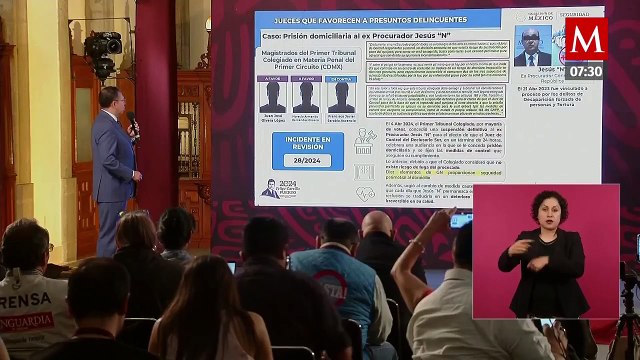 Guardia Nacional vigila a Murillo Karam; SSPC exhibe a jueces que lo sacaron de prisión