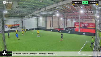 Faute de fabien lhermitte - Reims stadium p24